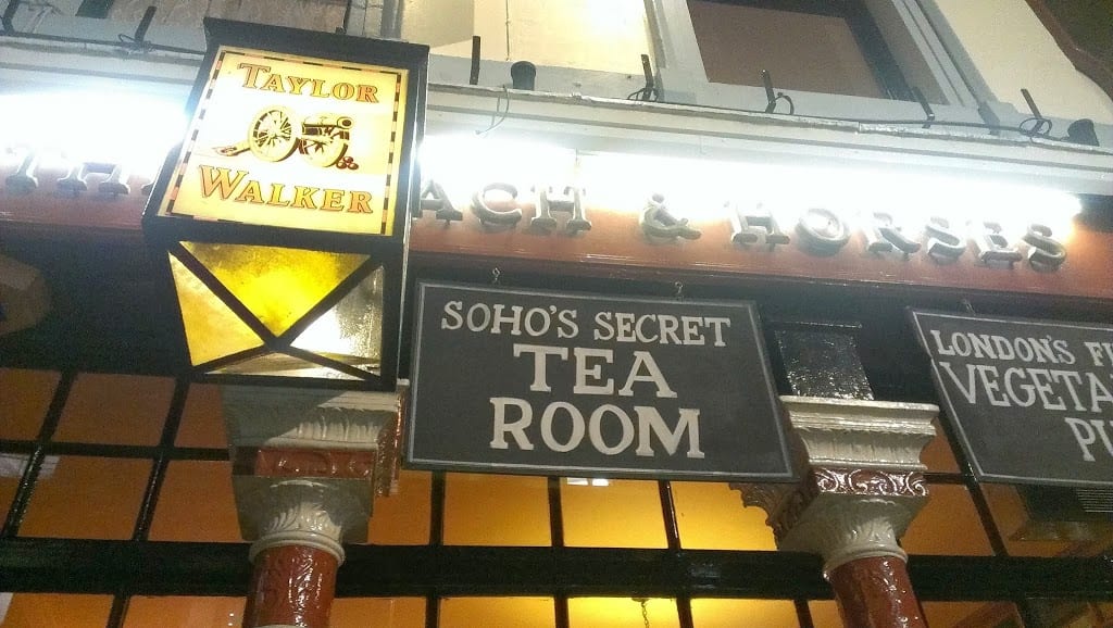 Soho´s Secret Tea Rooms el salón de té secreto del Soho Londinense