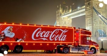 El camión de Navidad de Coca Cola viene a Londres