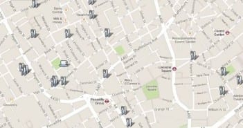 Mapa Dónde Comer en Londres mapa donde comer en londres
