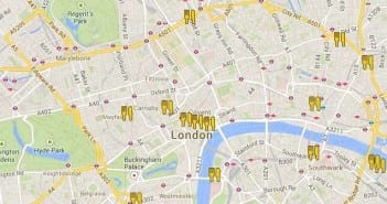 Mapa Restaurantes Británicos en Londres los mejores restaurantes británicos de Londres