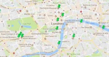 Mapa Mejores Museos de Londres