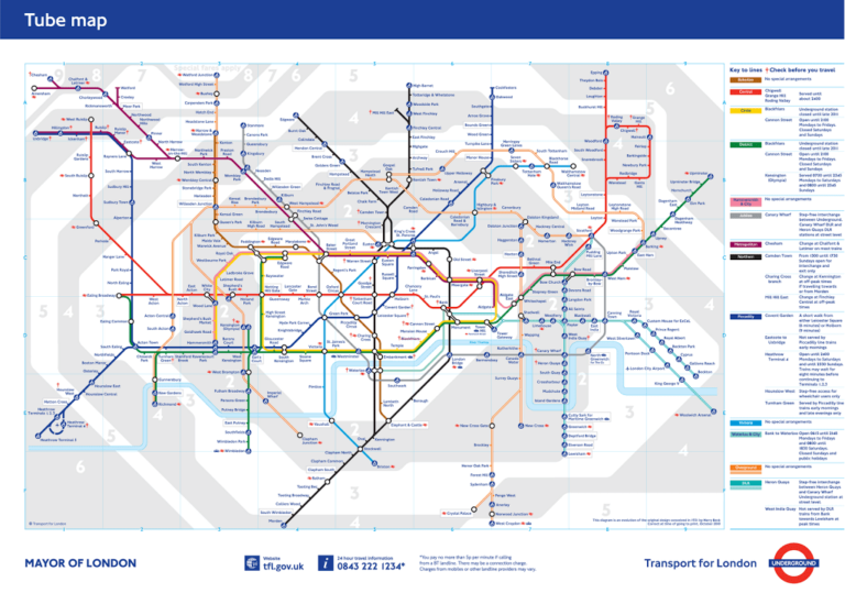 Metro de Londres Mapas, Horarios y Bonos de Transporte 2024