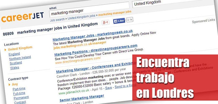 buscar trabajo en Londres