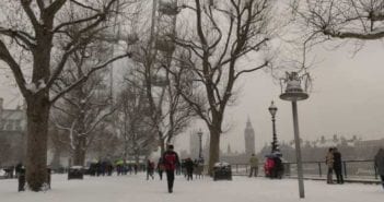 Nieve en Londres nieve en Londres