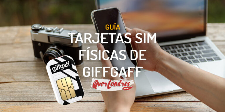 Tarjetas Sim físicas tener internet en Londres
