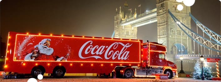 tour camión coca cola navidad