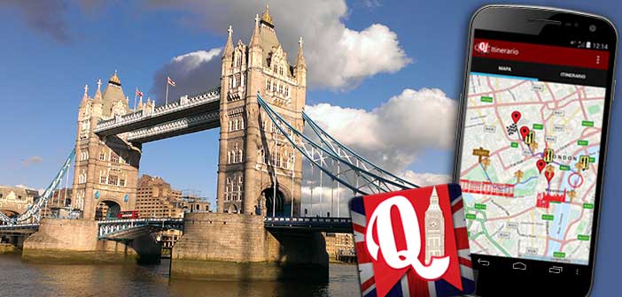 aplicación movil con rutas de londres