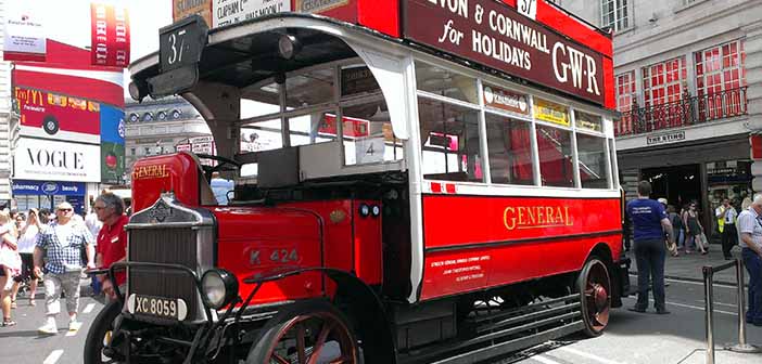 autobus vintage londres