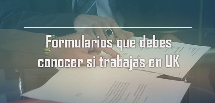 formularios trabajo en UK