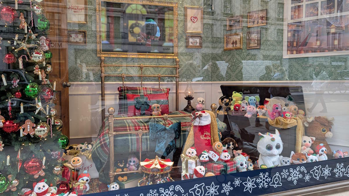 Hamleys Escaparate Navidad en Londres