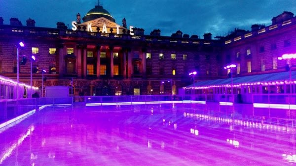 Patinaje sobre hielo Navidad en Londres