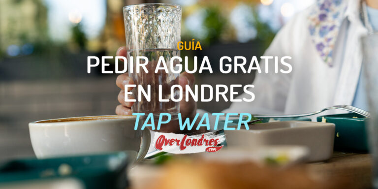 Pedir Agua gratis tap water en Londres