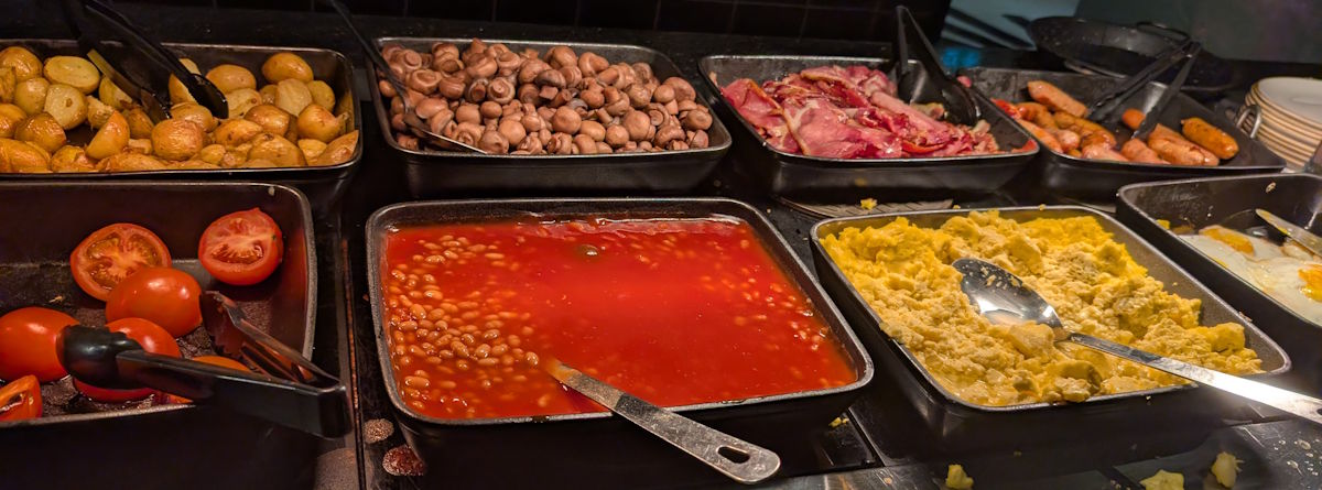 english breakfast desayuno inglés buffet libre hotel
