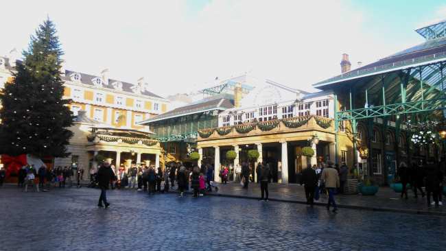 Navidad en Covent Garden en Londres