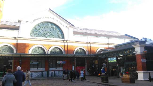 Museo del transporte en Covent Garden en Londres