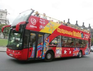 Autobus turistico de City Sightseeing en Londres