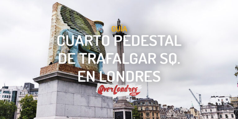 cuarto pedestal de trafalgar square en londres