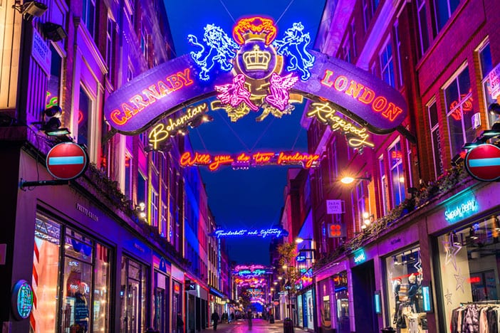 Soho Londres Carnaby Street