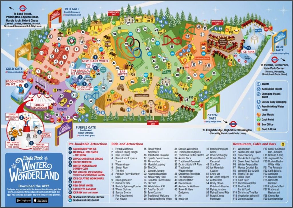 Mapa Winter Wonderland 2019
