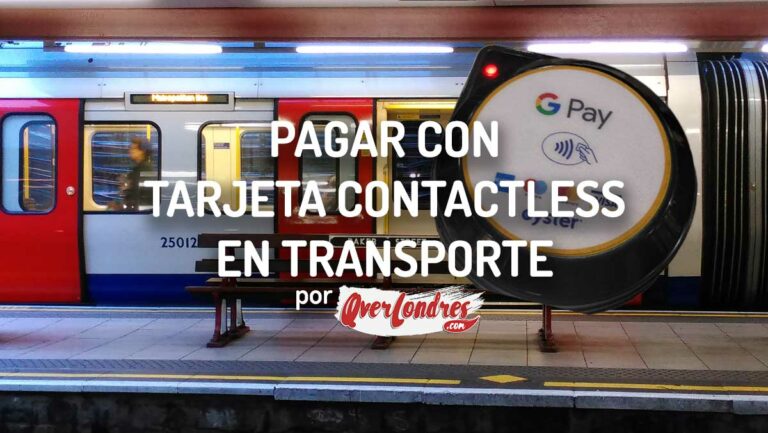 Pagar Tarjeta Contactless Transporte de Londres