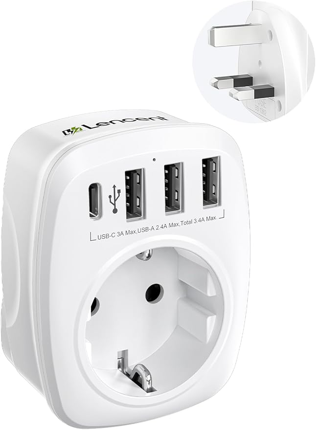 adaptador de enchufe recomendado Londres Reino Unido