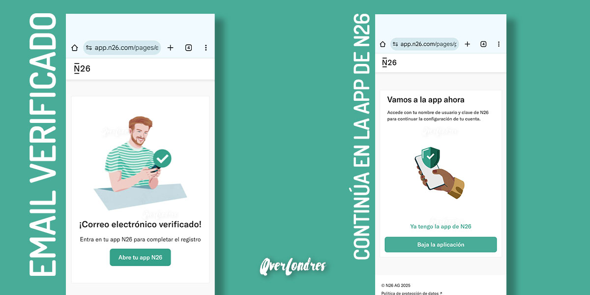 Crear cuenta Tarjeta N26 
