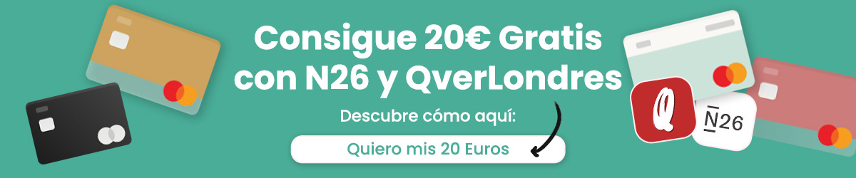 Pagar en Londres sin comisiones con N26