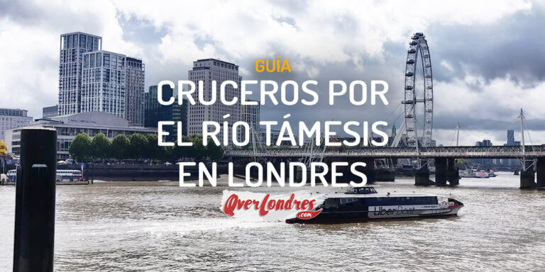 Cruceros por el río Támesis en Londres