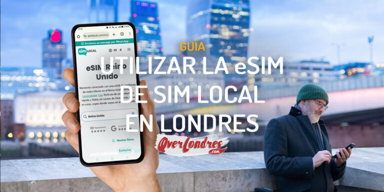 Usar sim local en Londres internet móvil