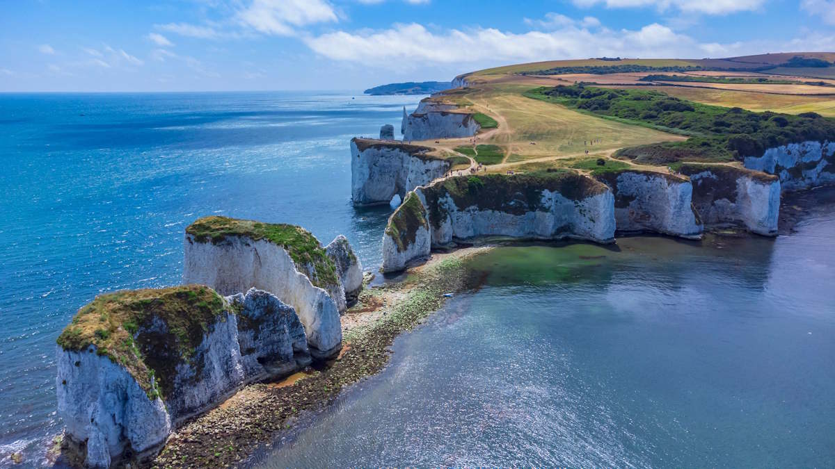 old harry rocks costa jurasica inglaterra