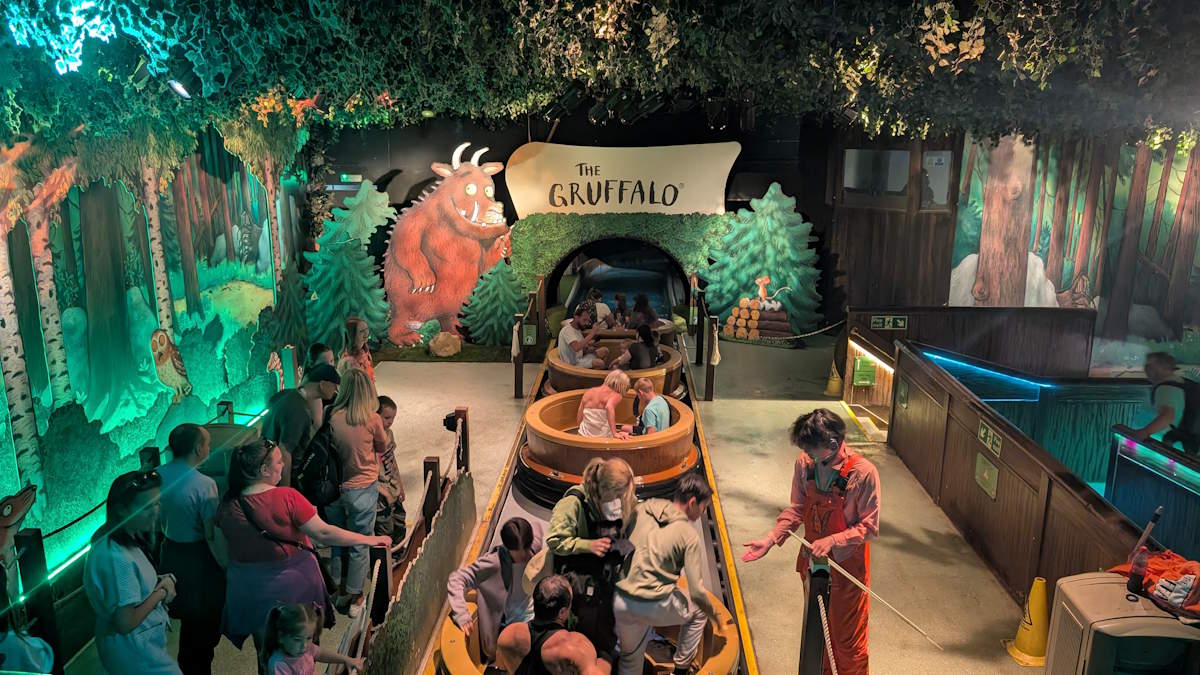 Chessington en Londres The Gruffalo atraccion