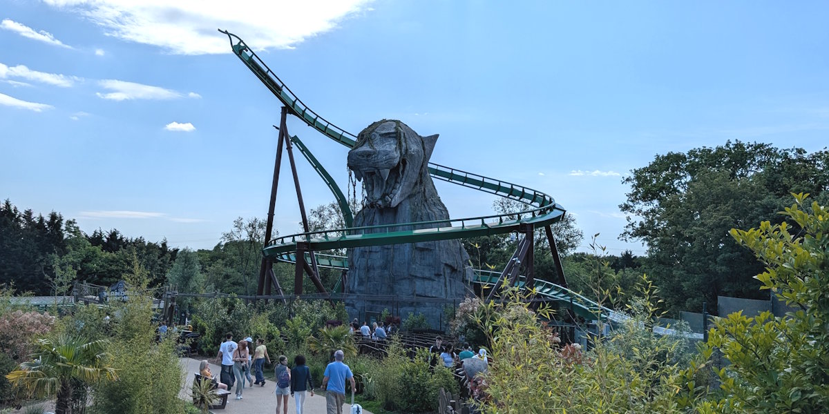Chessington en Londres mandrill mayhem