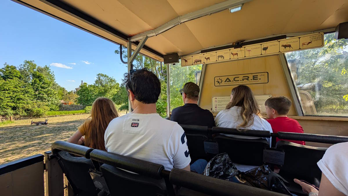 Chessington en Londres zufari camion