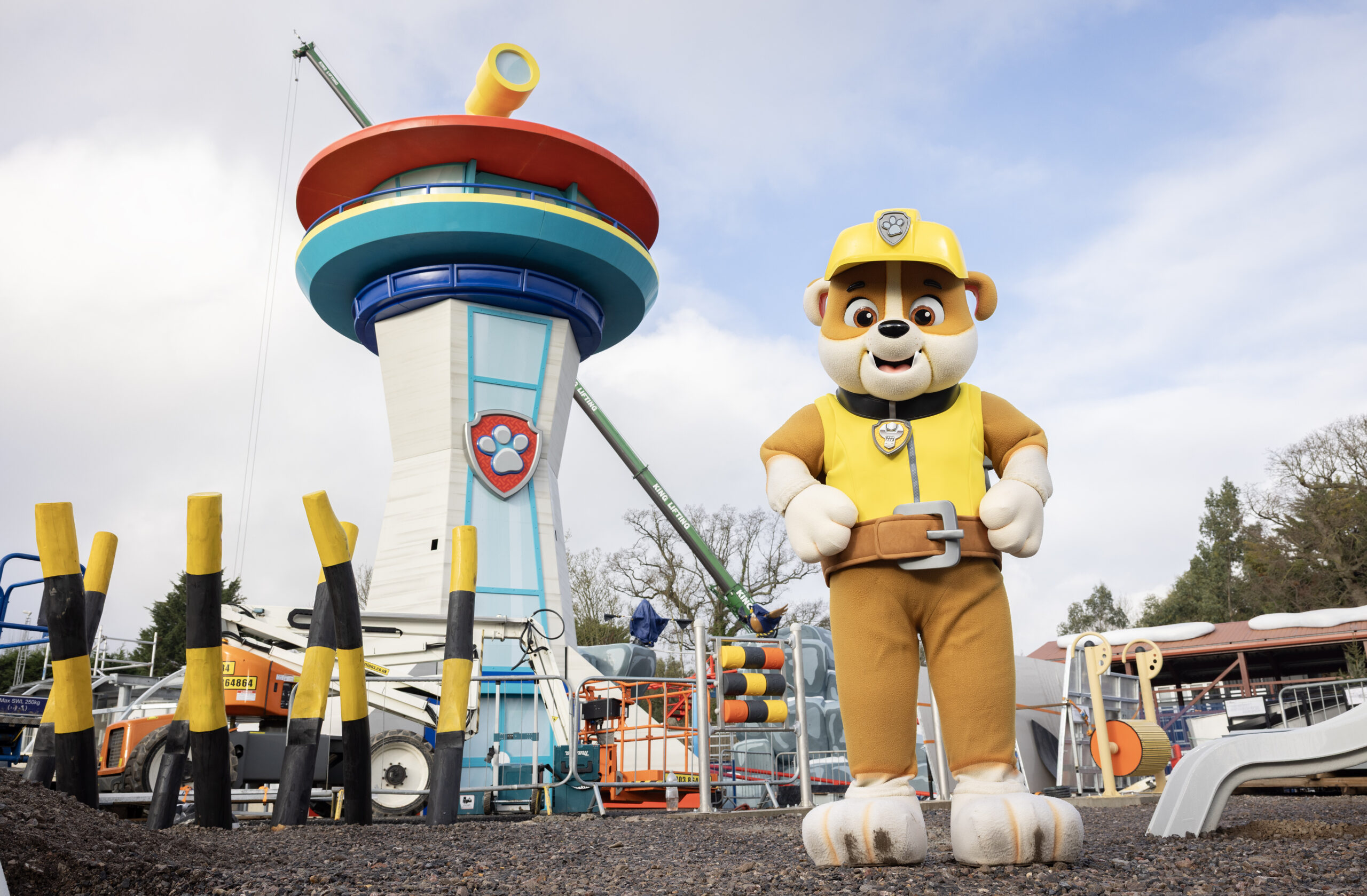 Patrulla Canina en el parque de atracciones Chessington