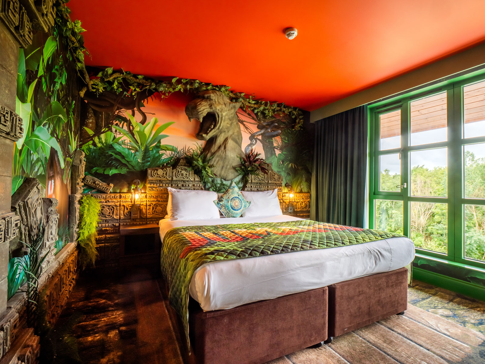 habitación de hotel temática Jumanji Chessington Londres