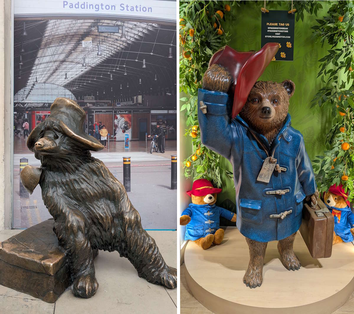 estatua Paddington Bear en Londres