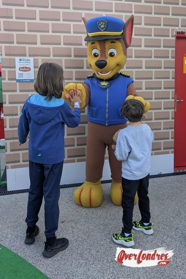 patrulla canina en parque de atracciones de Londres Chessington World of Adventures