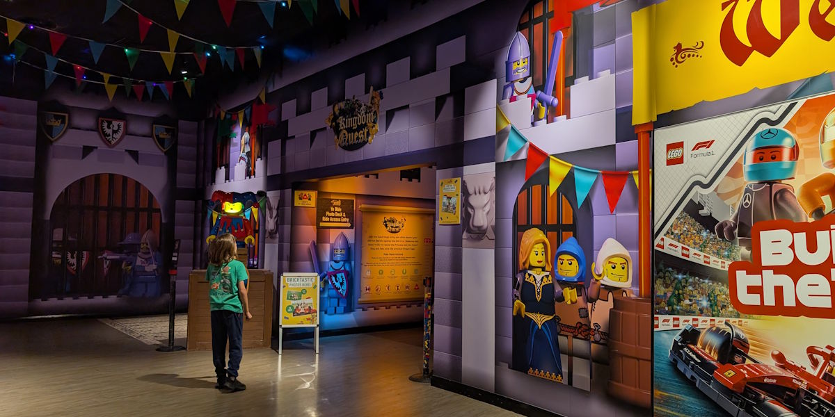 legoland discovery centre birmingham entrando Kingdom Quest