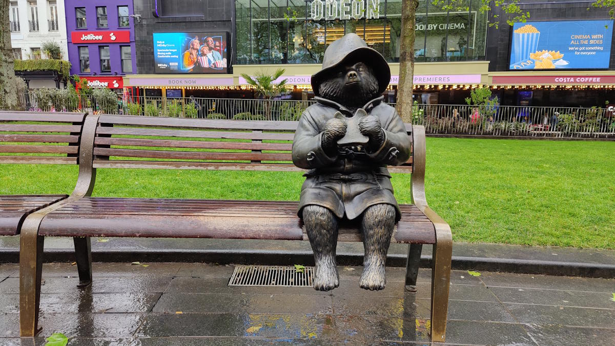 Paddington Bear en Leicester Square