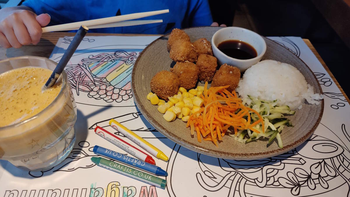 comer con niños en Londres