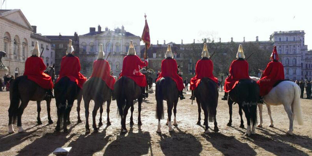 cambio de guardia en Londres horse guards