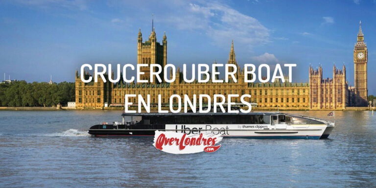 Uber Boat en Londres Crucero Uber Boat en Londres por el rio