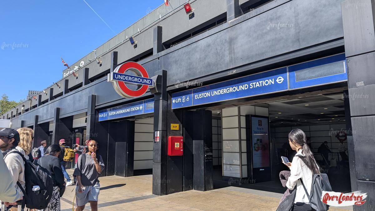 Estación de metro de Euston en Londres