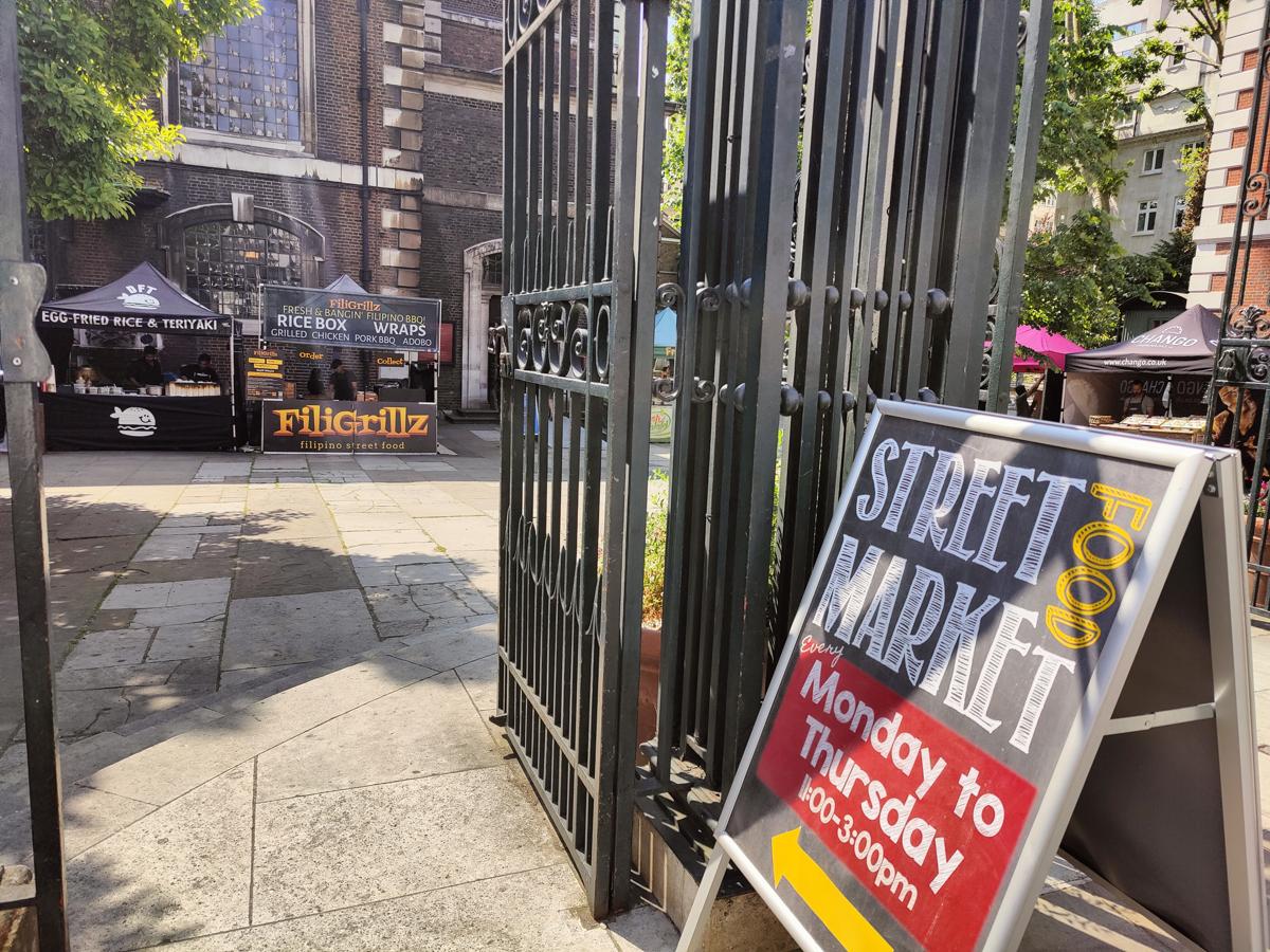 mercadillo de comida londres