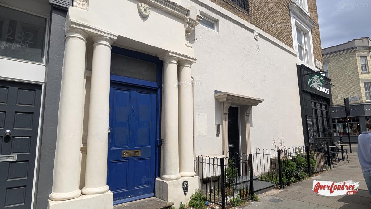puerta azul Notting Hill película localización