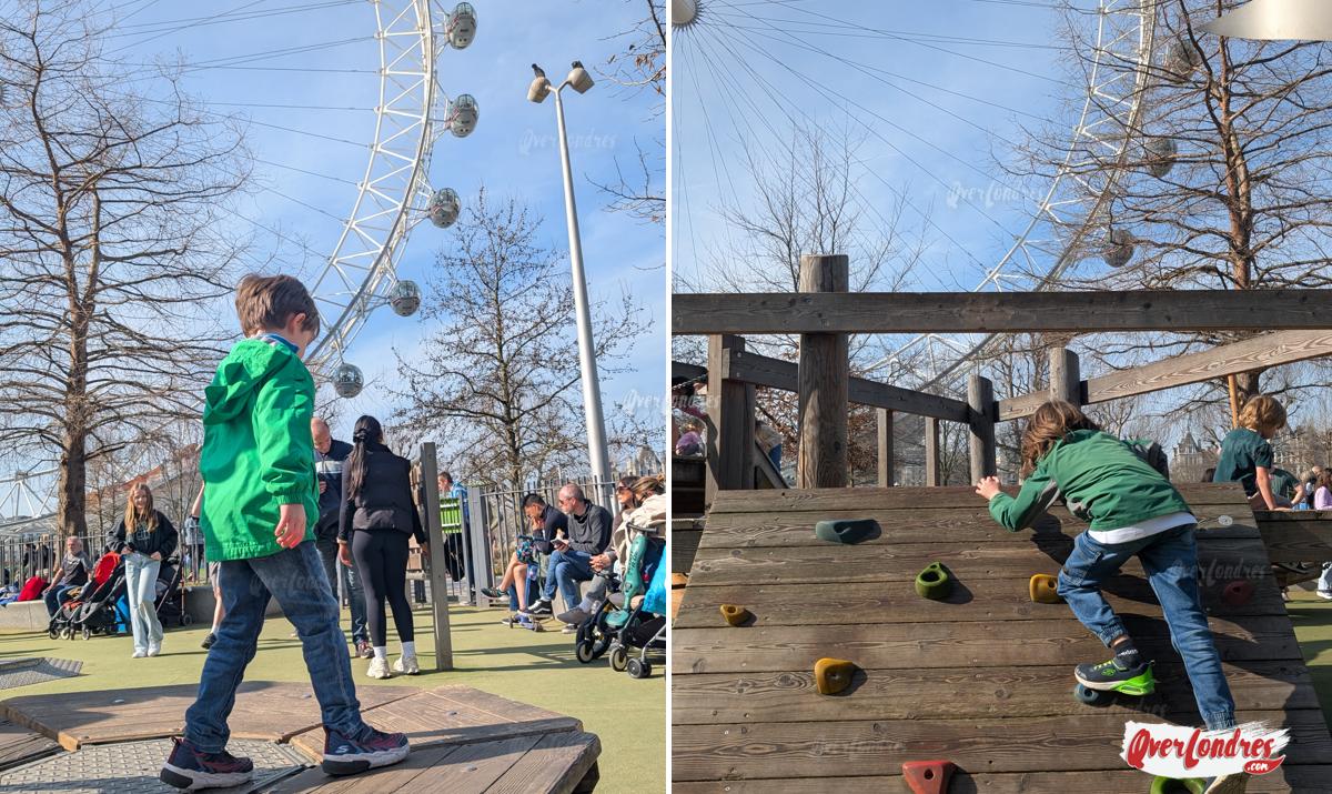 Parques para niños en Londres Jubilee gardens
