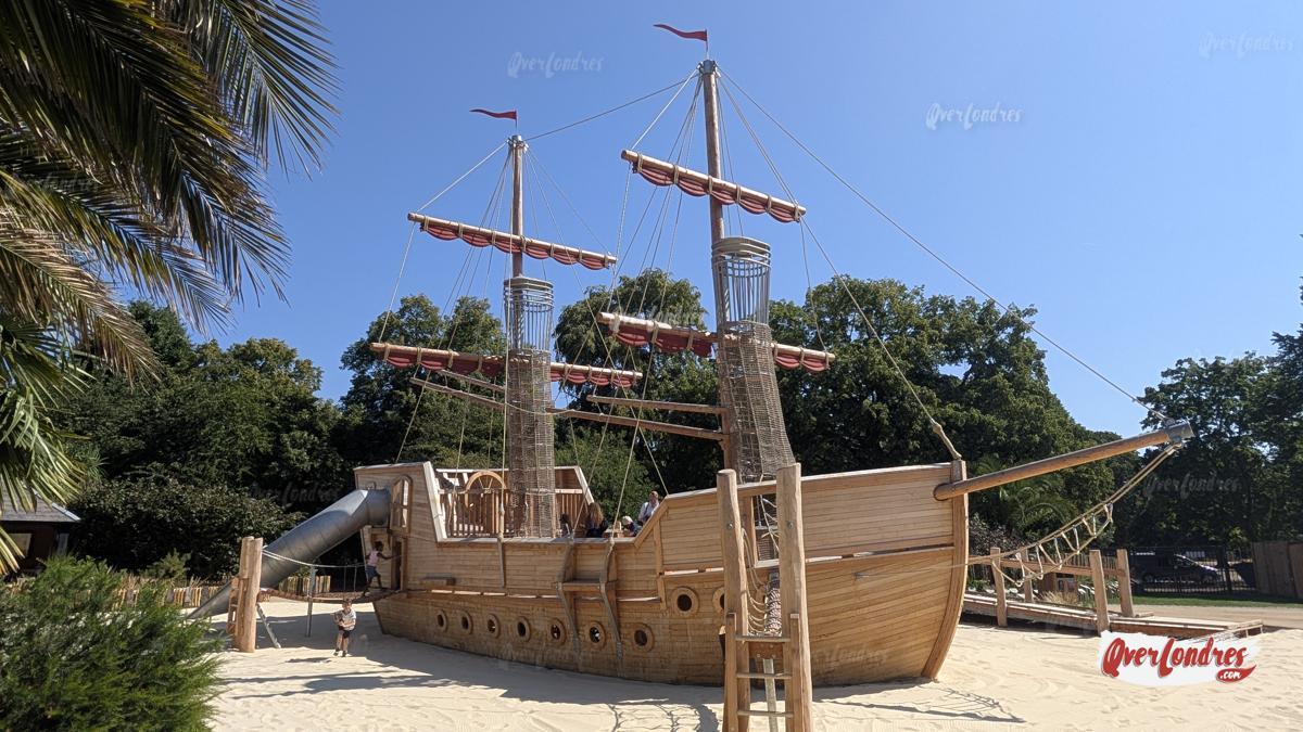 Galeón Parque infantil en memoria de la Princesa Diana en Londres